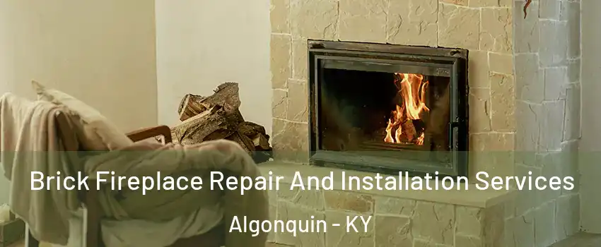 Brick Fireplace Repair And Installation Services Algonquin - KY