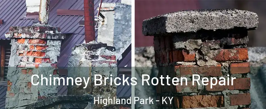 Chimney Bricks Rotten Repair Highland Park - KY