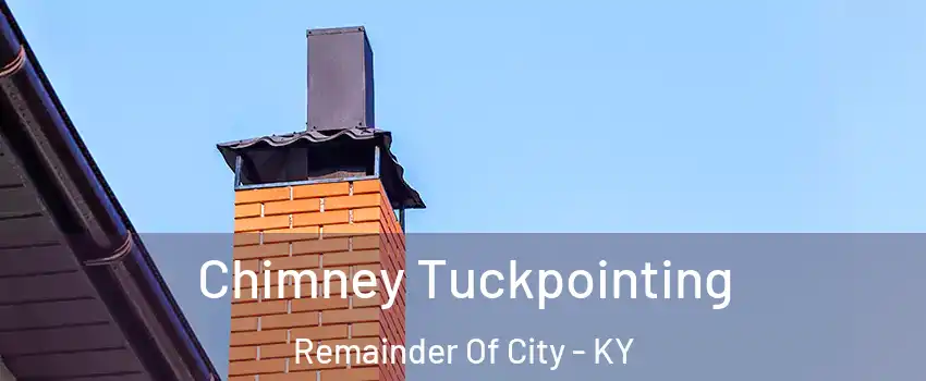 Chimney Tuckpointing Remainder Of City - KY