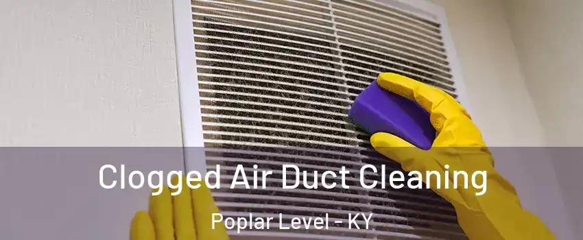 Clogged Air Duct Cleaning Poplar Level - KY