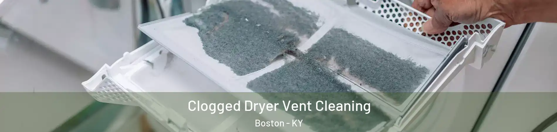 Clogged Dryer Vent Cleaning Boston - KY