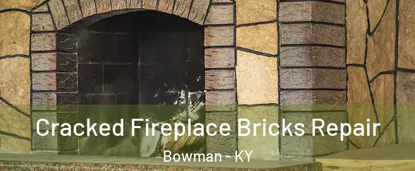 Cracked Fireplace Bricks Repair Bowman - KY