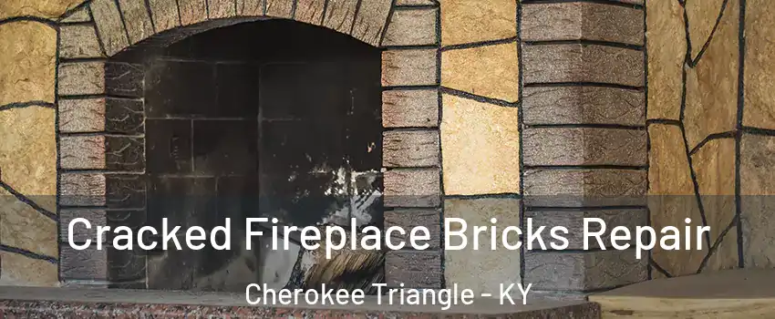 Cracked Fireplace Bricks Repair Cherokee Triangle - KY