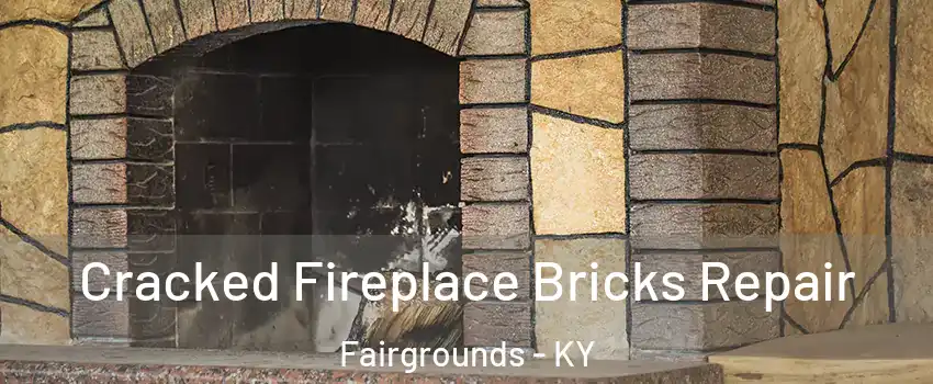 Cracked Fireplace Bricks Repair Fairgrounds - KY