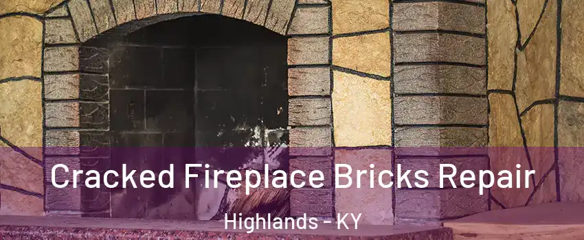 Cracked Fireplace Bricks Repair Highlands - KY