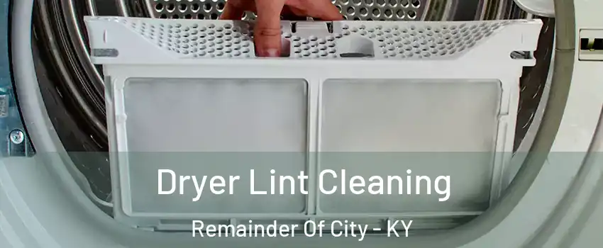 Dryer Lint Cleaning Remainder Of City - KY