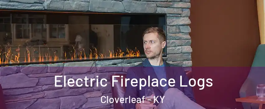 Electric Fireplace Logs Cloverleaf - KY