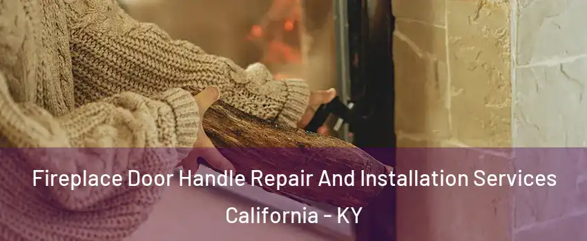 Fireplace Door Handle Repair And Installation Services California - KY