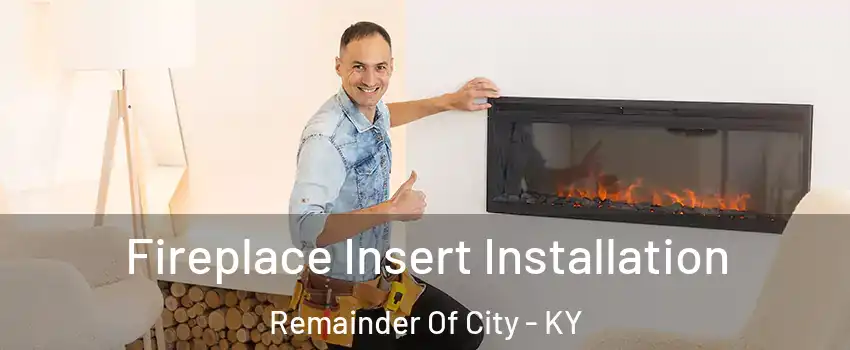 Fireplace Insert Installation Remainder Of City - KY