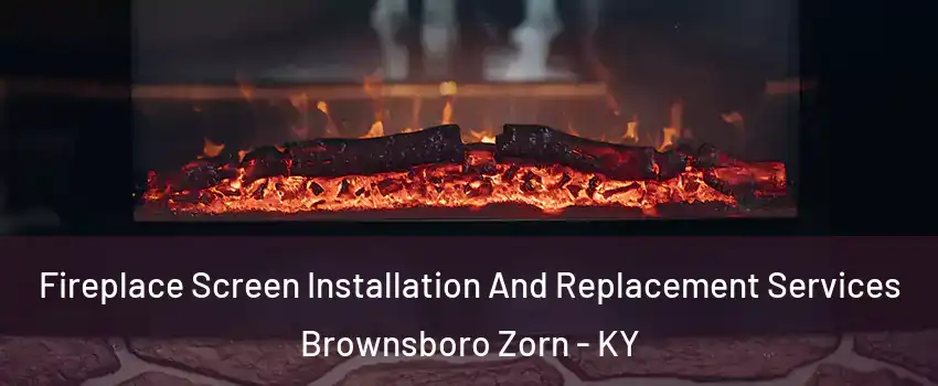 Fireplace Screen Installation And Replacement Services Brownsboro Zorn - KY