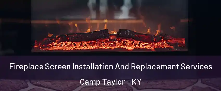 Fireplace Screen Installation And Replacement Services Camp Taylor - KY