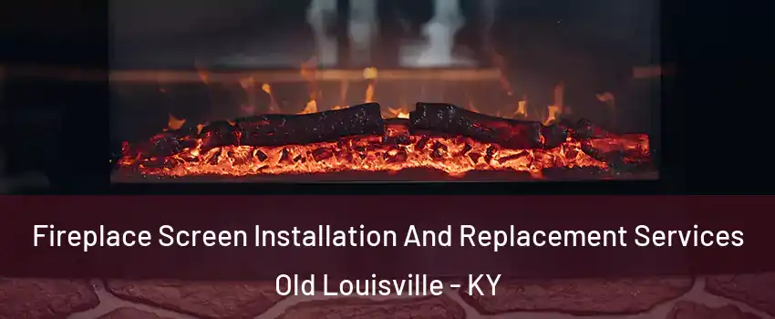 Fireplace Screen Installation And Replacement Services Old Louisville - KY