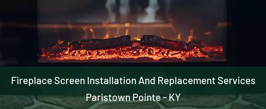 Fireplace Screen Installation And Replacement Services Paristown Pointe - KY