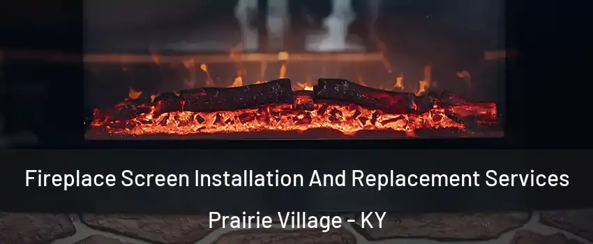 Fireplace Screen Installation And Replacement Services Prairie Village - KY