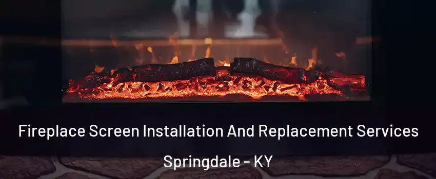 Fireplace Screen Installation And Replacement Services Springdale - KY