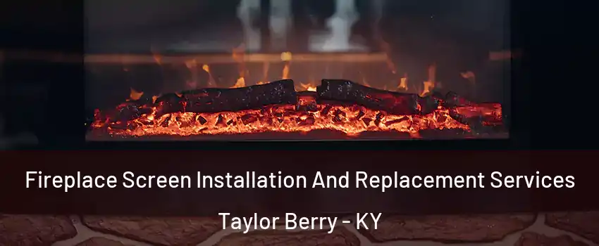 Fireplace Screen Installation And Replacement Services Taylor Berry - KY