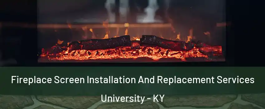 Fireplace Screen Installation And Replacement Services University - KY