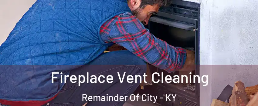 Fireplace Vent Cleaning Remainder Of City - KY