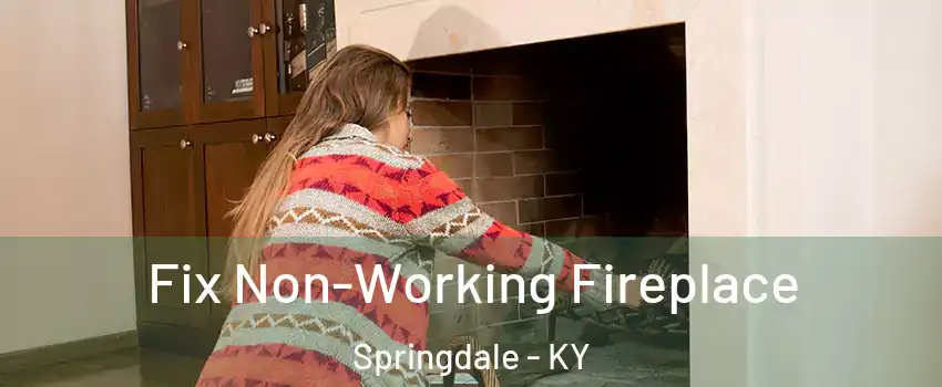 Fix Non-Working Fireplace Springdale - KY