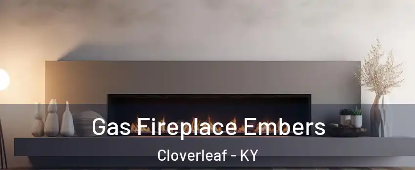 Gas Fireplace Embers Cloverleaf - KY