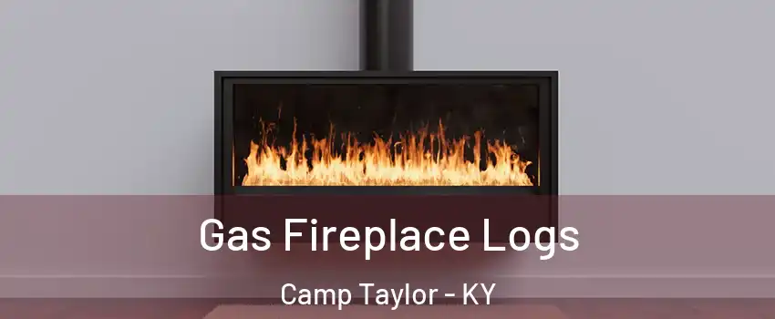 Gas Fireplace Logs Camp Taylor - KY