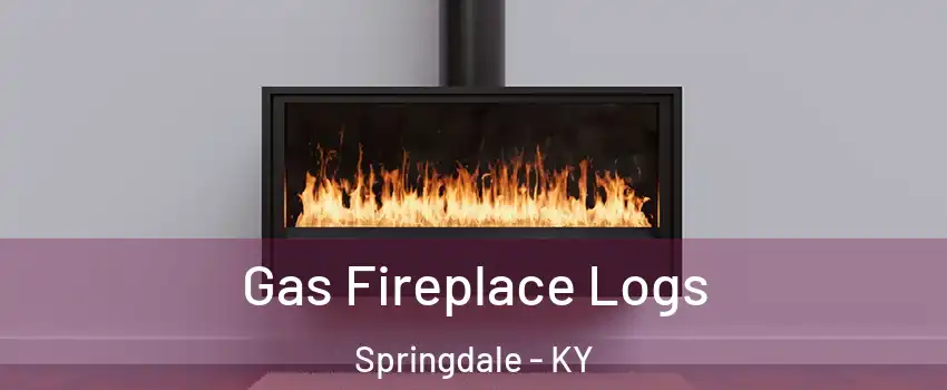 Gas Fireplace Logs Springdale - KY