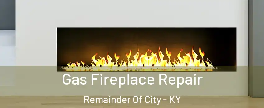 Gas Fireplace Repair Remainder Of City - KY