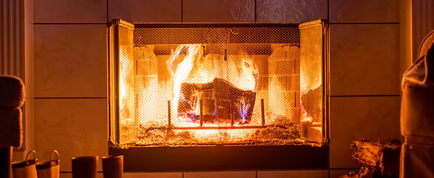 Mendota Hearth Landscape Fireplace Installation in Seneca Gardens, Kentucky