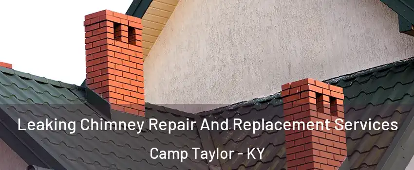 Leaking Chimney Repair And Replacement Services Camp Taylor - KY