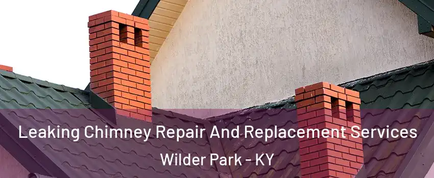 Leaking Chimney Repair And Replacement Services Wilder Park - KY