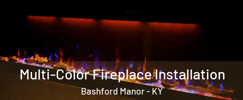 Multi-Color Fireplace Installation Bashford Manor - KY