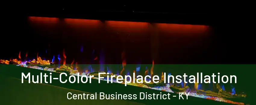 Multi-Color Fireplace Installation Central Business District - KY