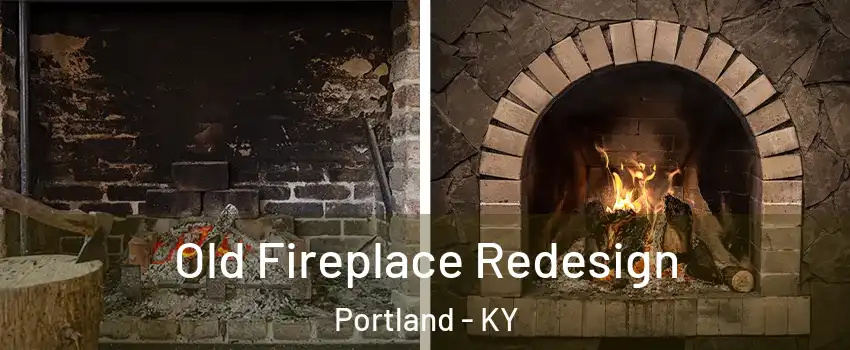 Old Fireplace Redesign Portland - KY