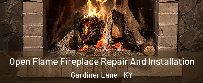 Open Flame Fireplace Repair And Installation Gardiner Lane - KY