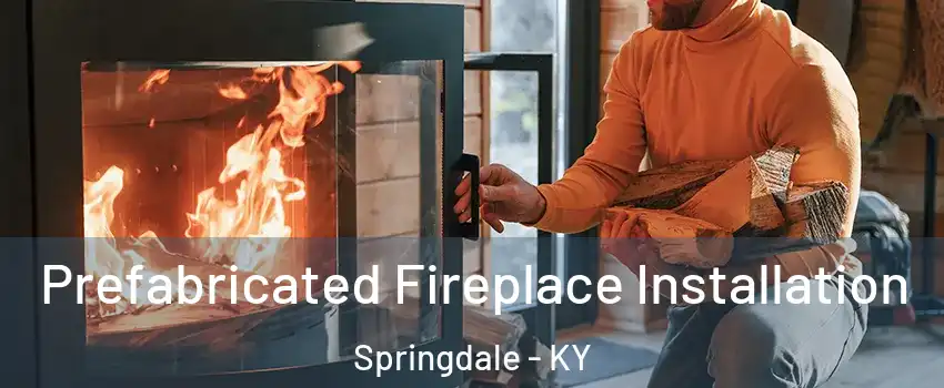 Prefabricated Fireplace Installation Springdale - KY