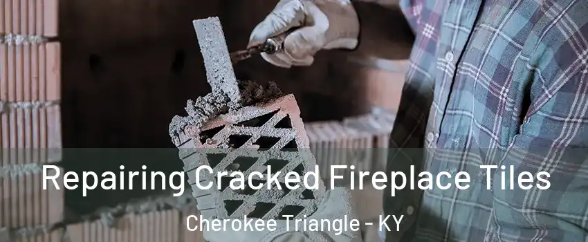 Repairing Cracked Fireplace Tiles Cherokee Triangle - KY